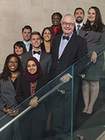 Dean Corkery and Students